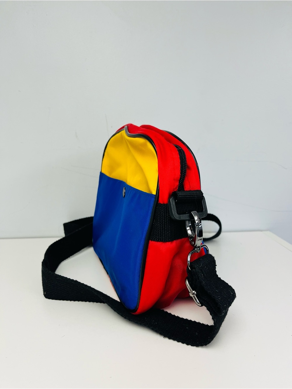 Retro STARITE Color Block Nylon Crossbody - Picture 3 of 5